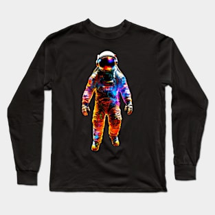 The Astronaut's Timeless Journey Space Long Sleeve T-Shirt